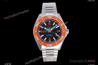VS Factory Omega Seamaster Planet Ocean 600m 42mm 9015 Movement Orange Bezel Watch